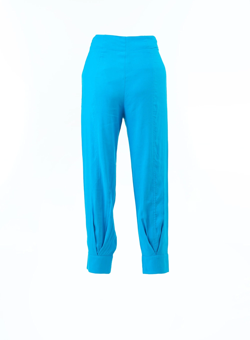 Calça Linho Com Ilhós E Faixa Azul 2