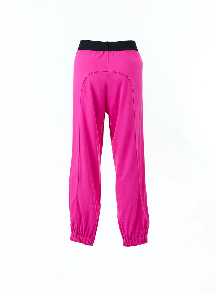 Calça Jogger Cós Em Elástico Rosa 2