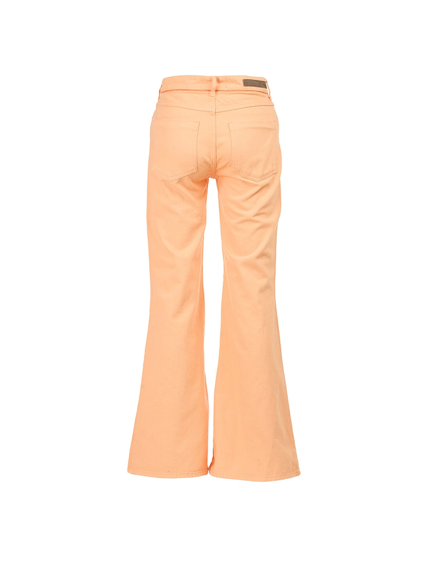 Calça Sarja Thássia Wide Laranja 2