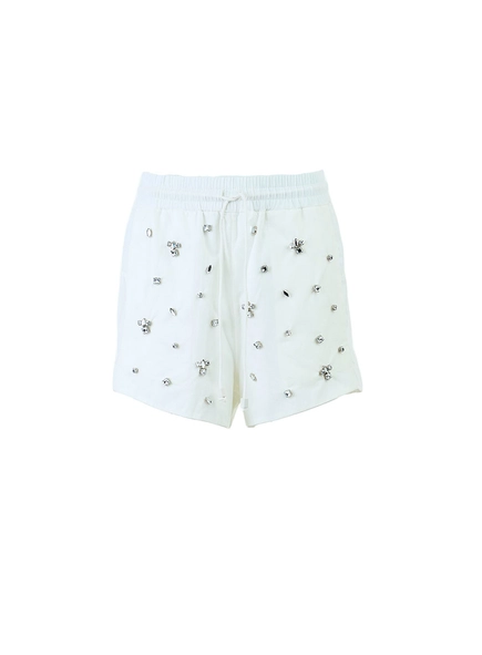 Short Feminino Comfy Com Aplicação