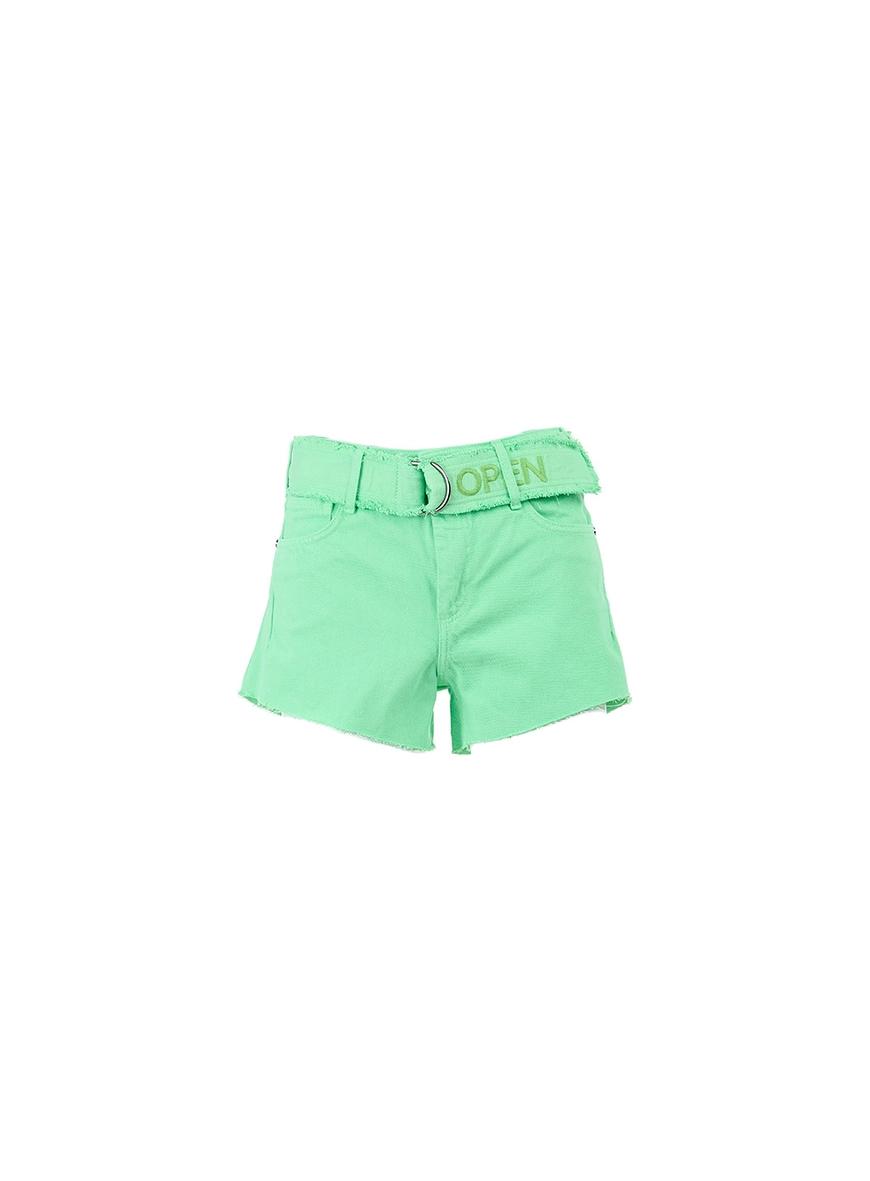 Short Sarja Mia Com Cinto Verde 1