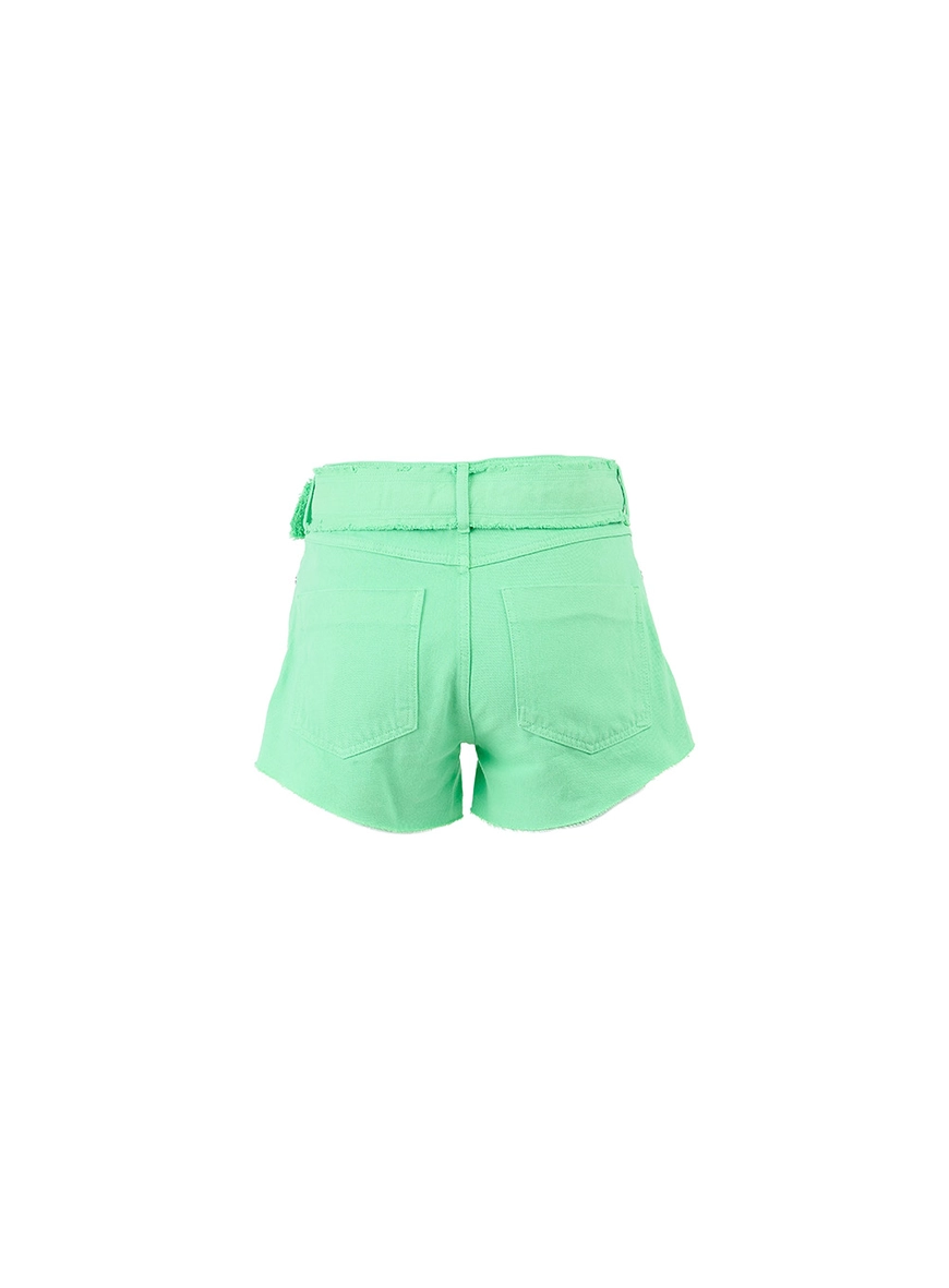 Short Sarja Mia Com Cinto Verde 2
