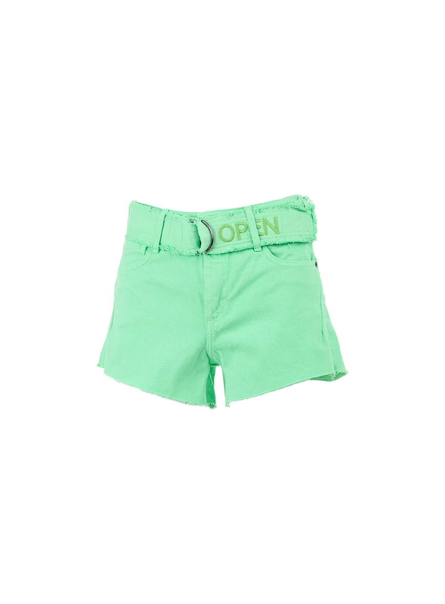Short Sarja Mia Com Cinto Verde 3