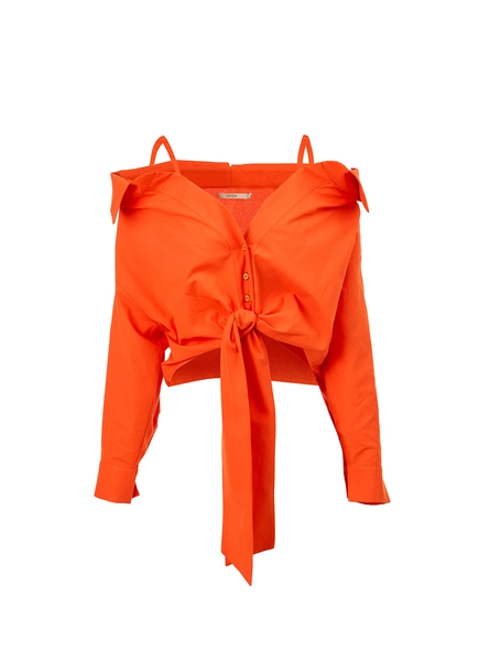 Camisa Cropped Com Amarração