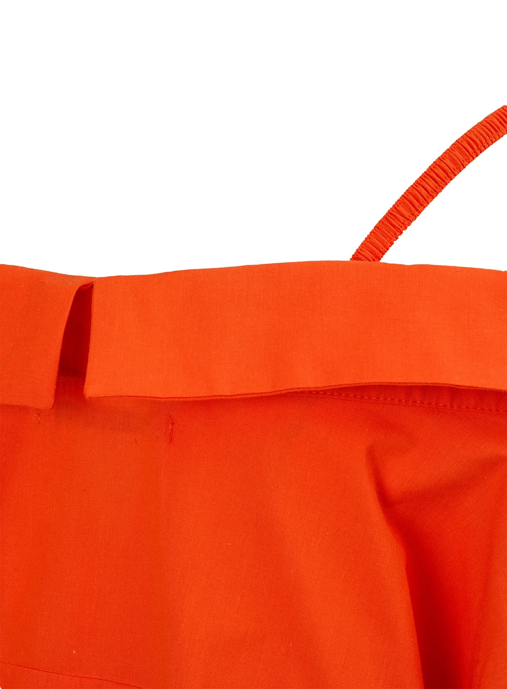 Camisa Cropped Com Amarração Laranja 3