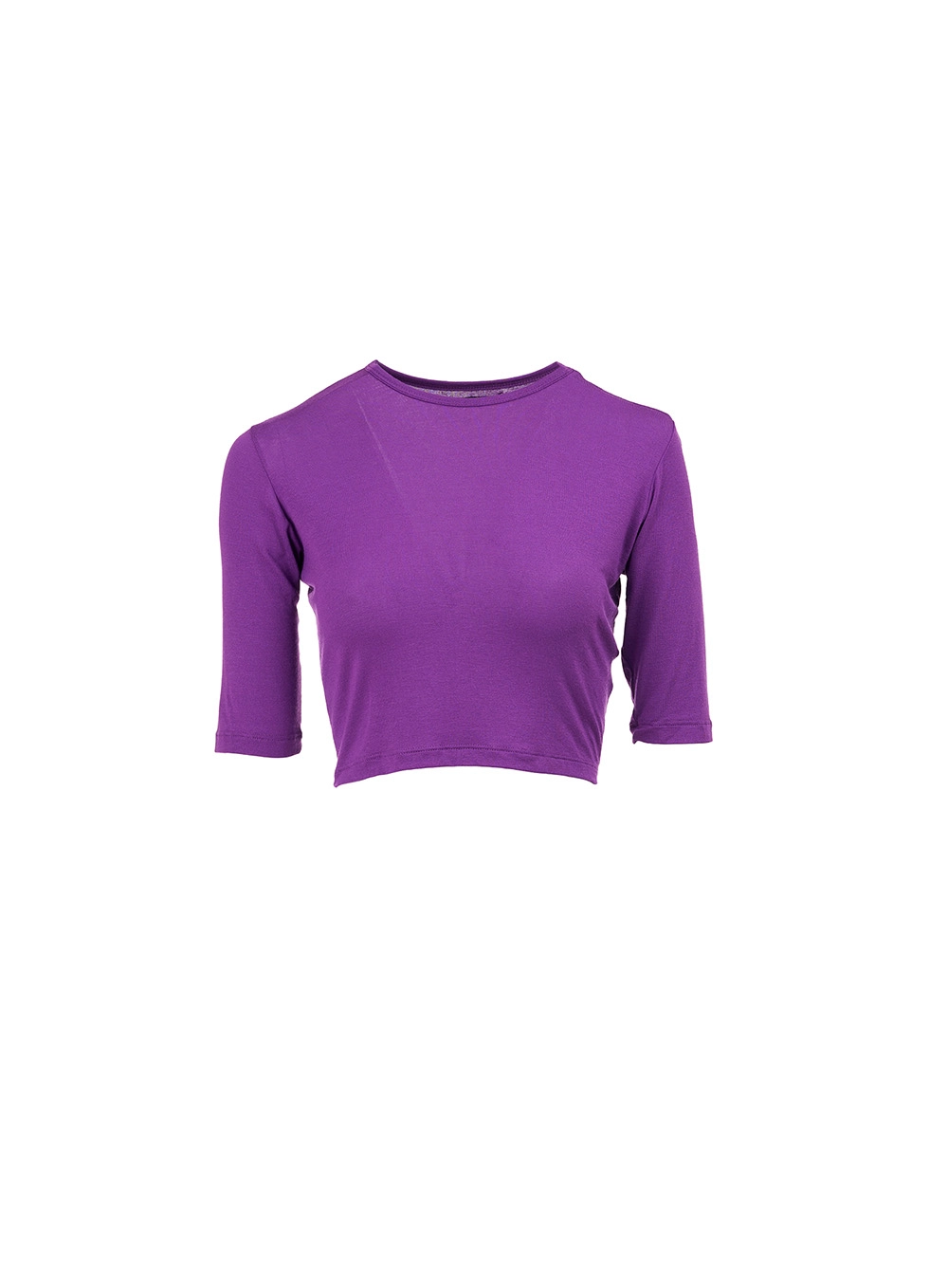 Camiseta Cropped Slim Roxo 1