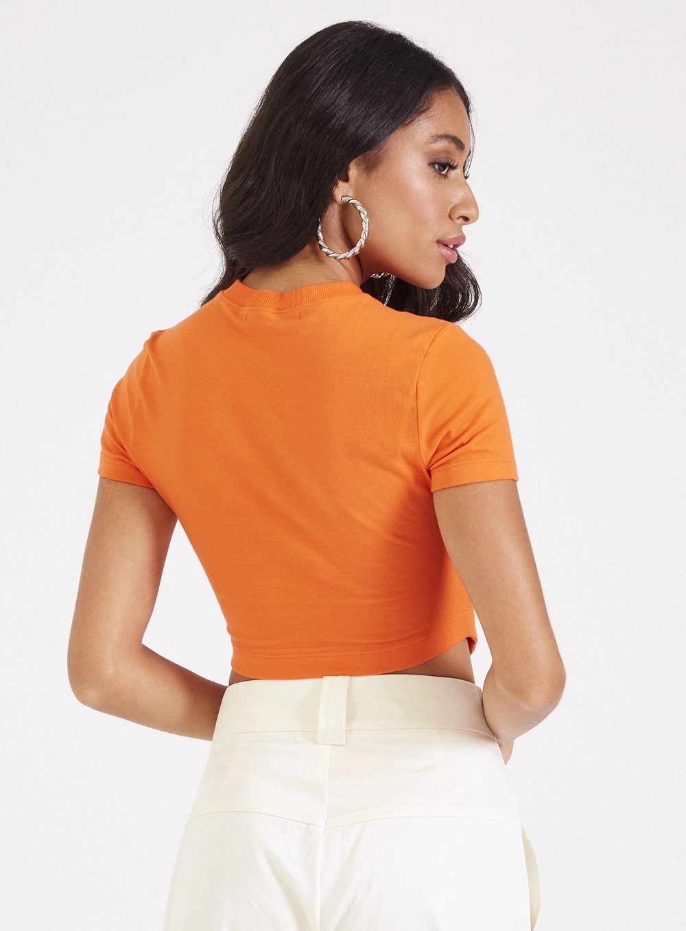 Camiseta Corset Basic Laranja 2