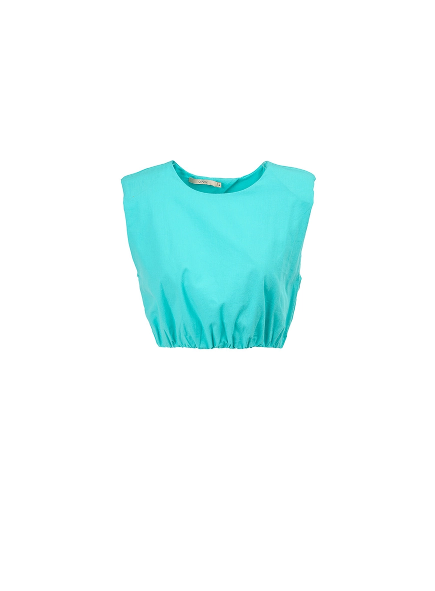 Blusa Muscle Cropped Verde 1