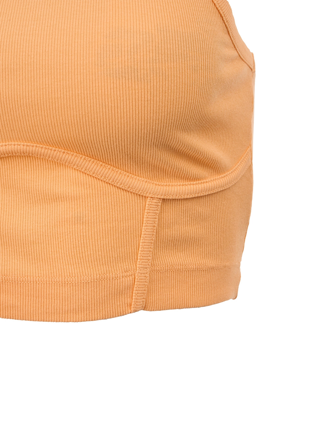 Blusa Corset Canelada Laranja 3