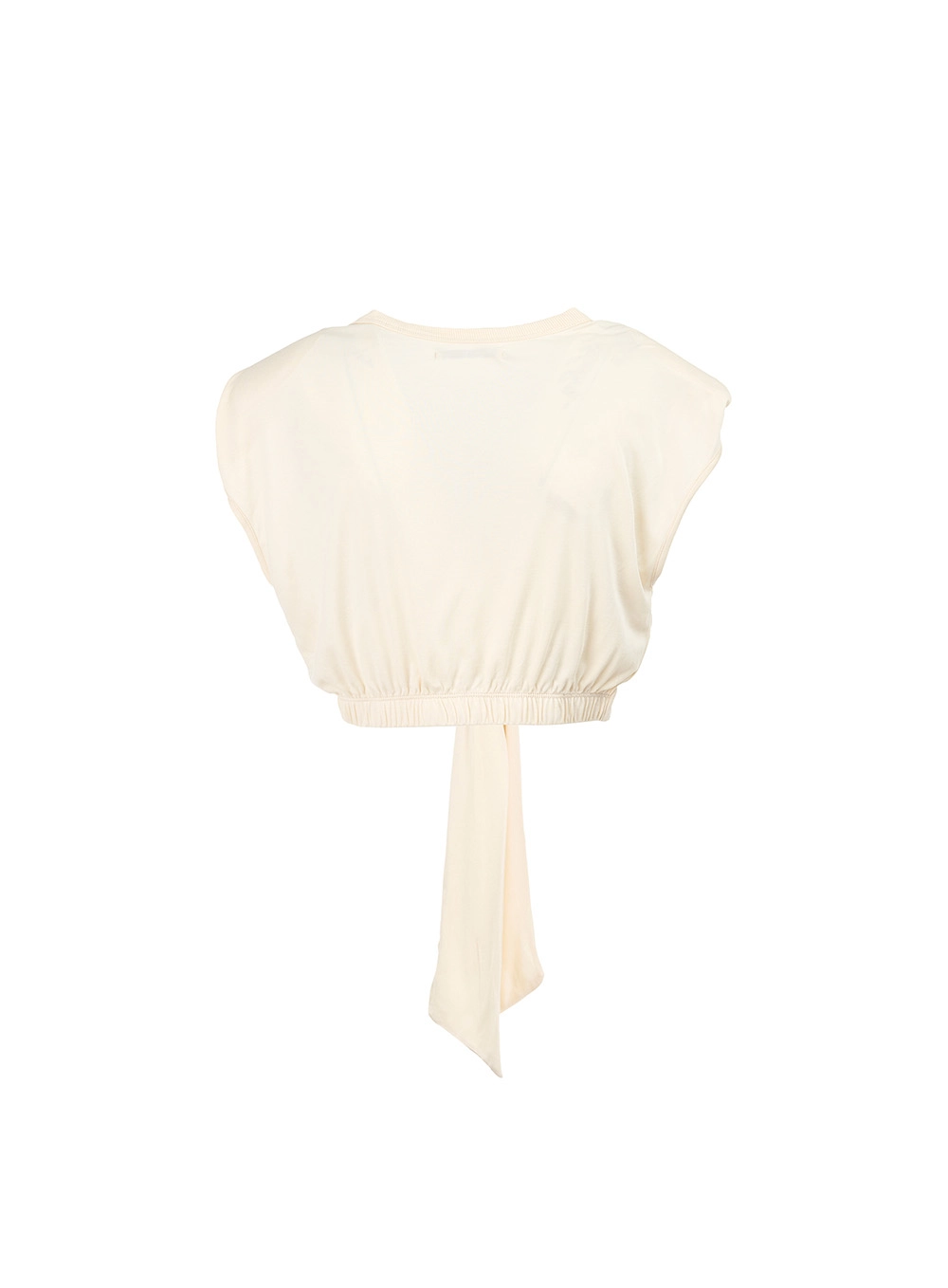 Blusa Muscle Com Amarração Bege 2