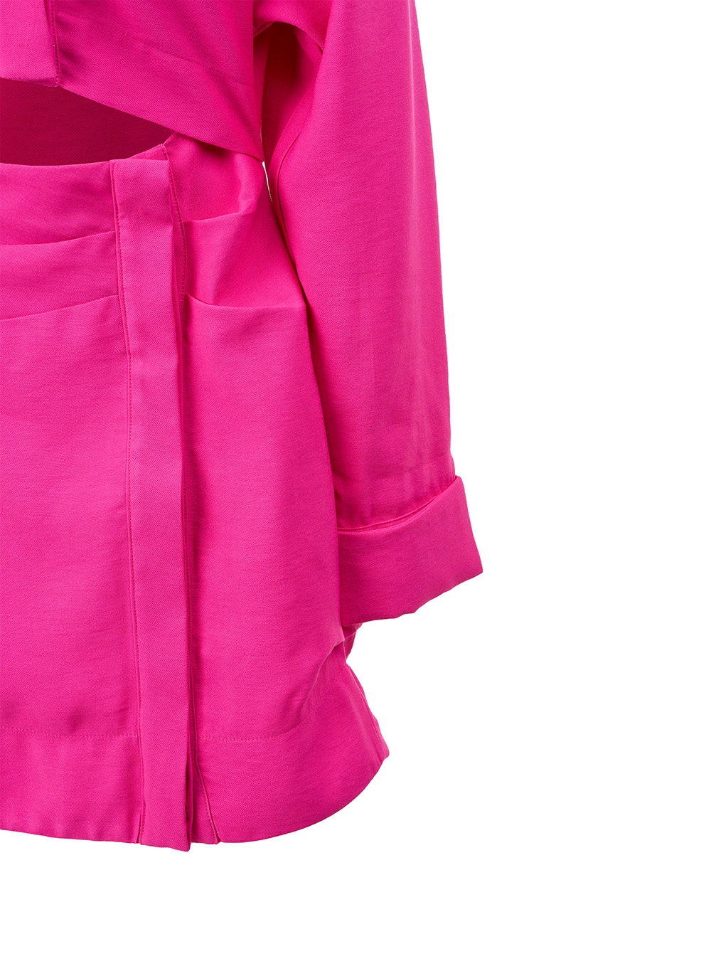 Vestido Alfaiataria Assimétrico Rosa 4