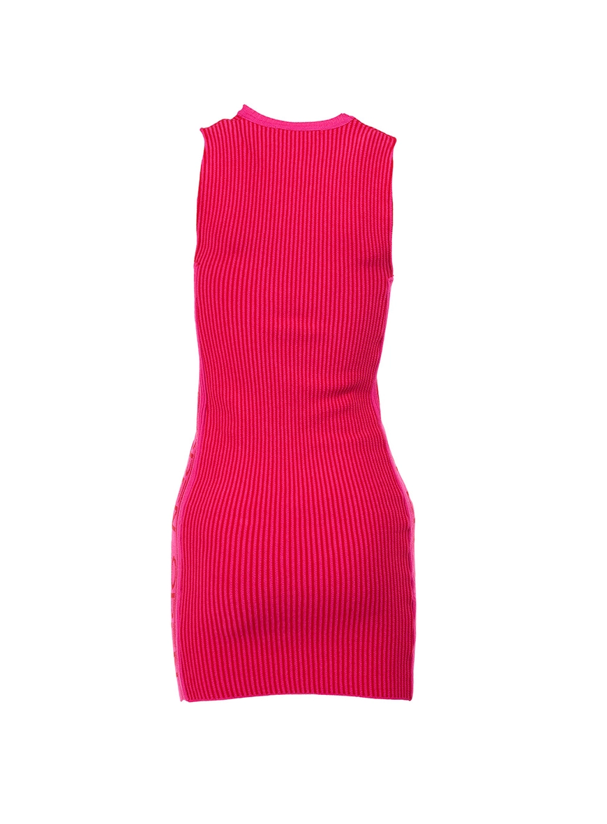 Vestido Tricô Listrado Logo Listrado 2