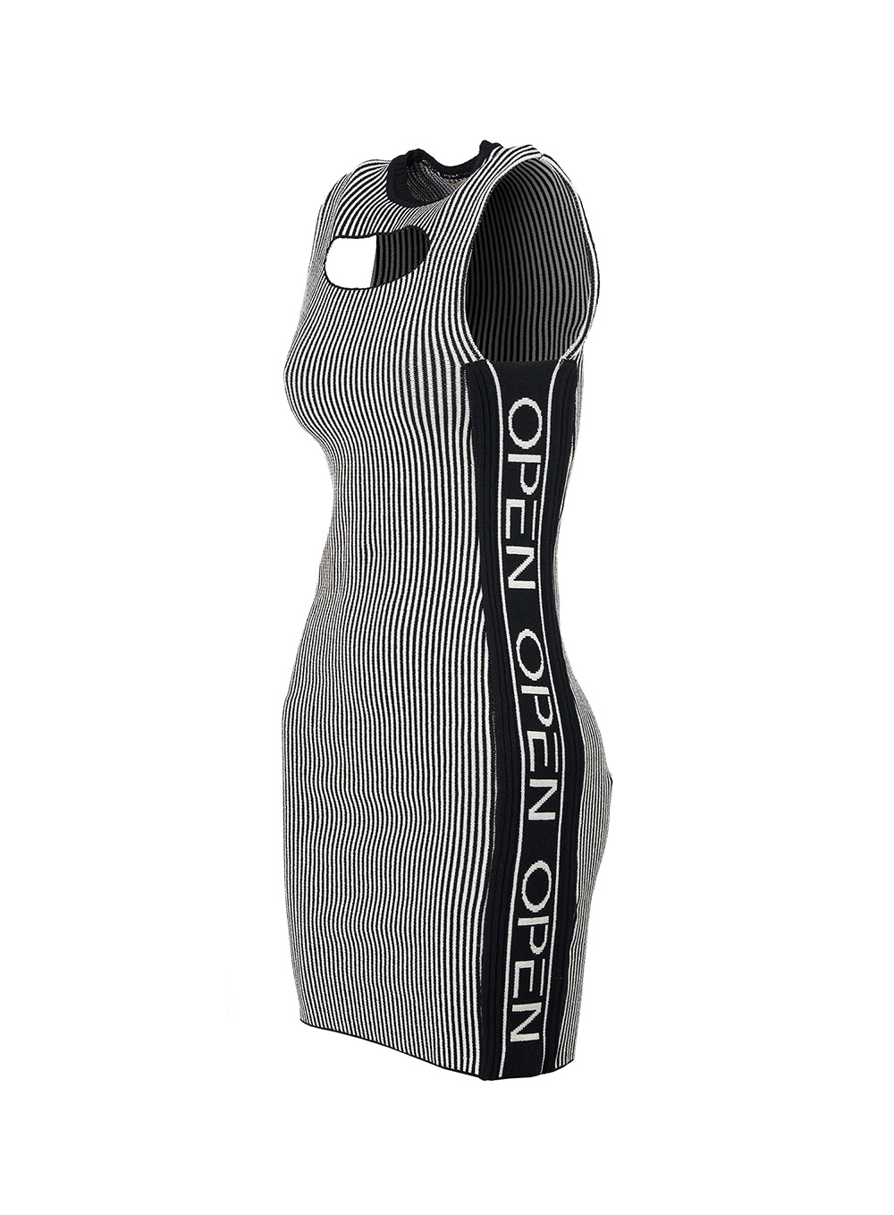 Vestido Tricô Listrado Logo Listrado 1