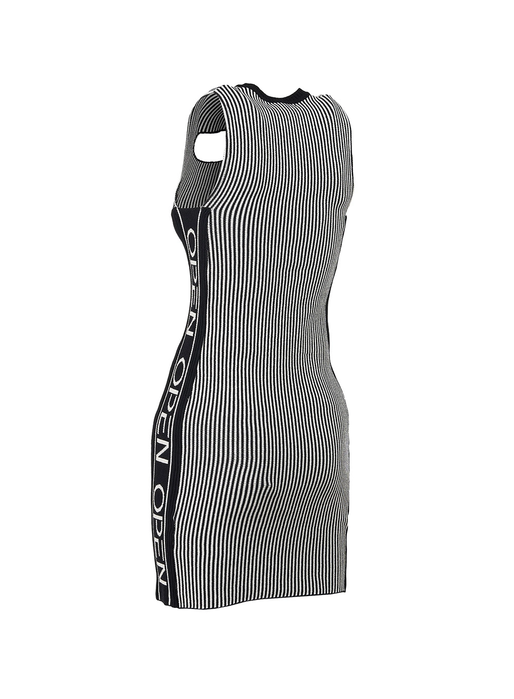 Vestido Tricô Listrado Logo Listrado 2