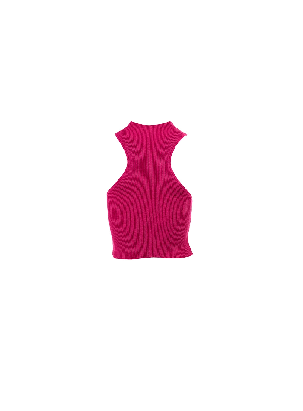 Top Tricô Com Torção Rosa 2