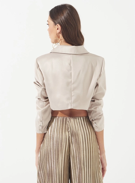 Blazer Cropped Estruturado