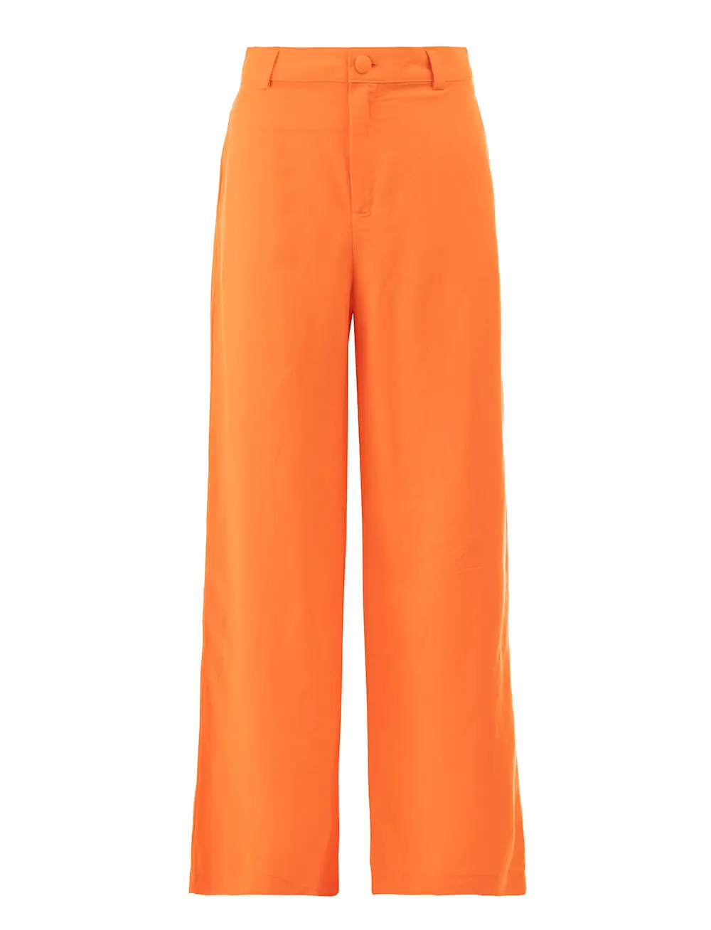 Calça Linho Pantalona Laranja Caprese 1
