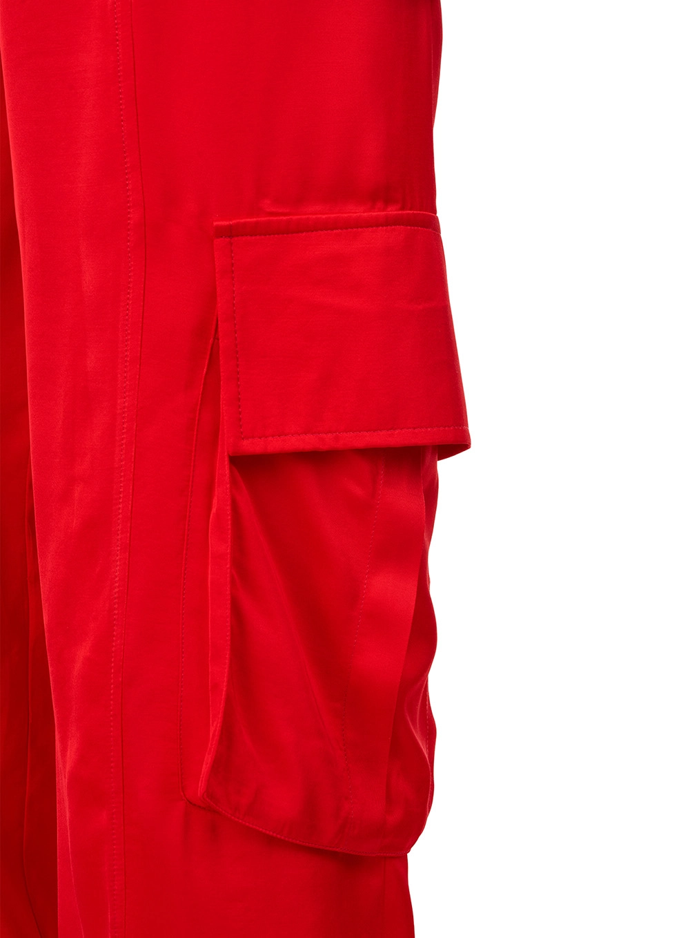 Calça Reta Cargo Vermelho 3