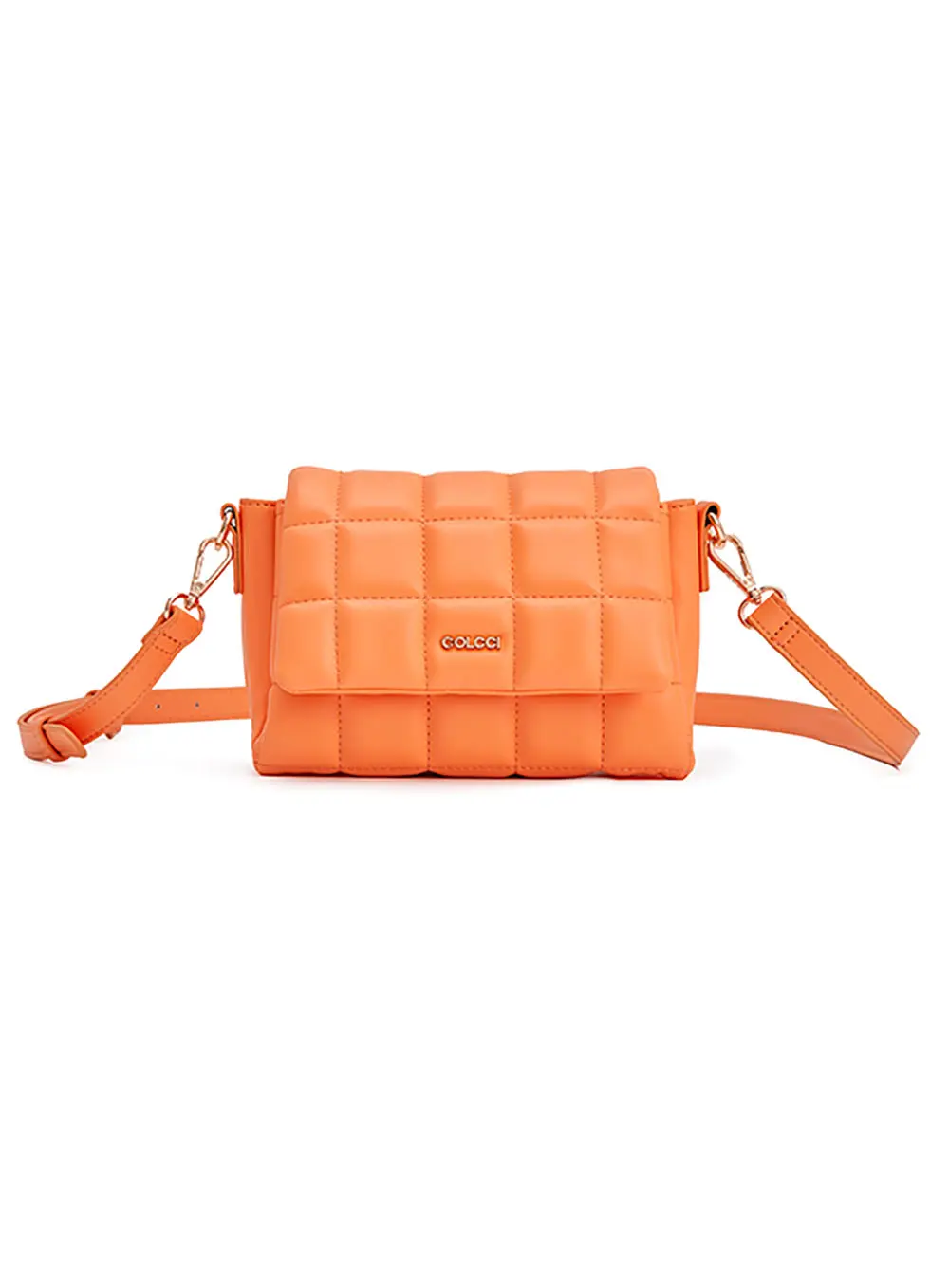 Bolsa Fem Colcci Crossbody Matelasse Laranja