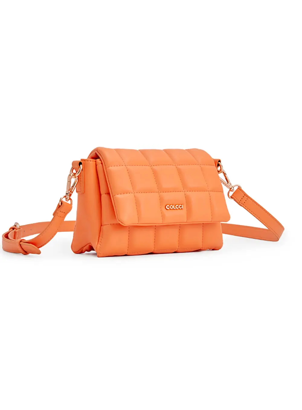 Bolsa Fem Colcci Crossbody Matelasse Laranja