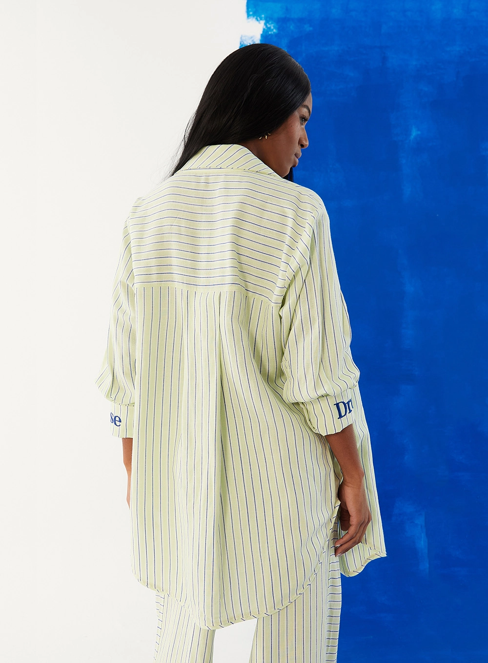 Camisa Alfaitaria Com Bordado Listrado 2