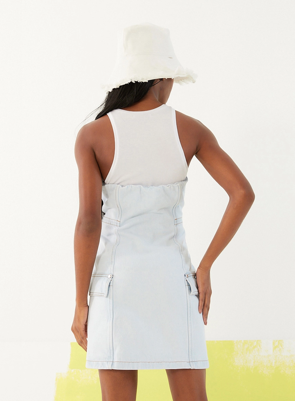 Vestido Slim Jeans Com Lapelas Índigo 2