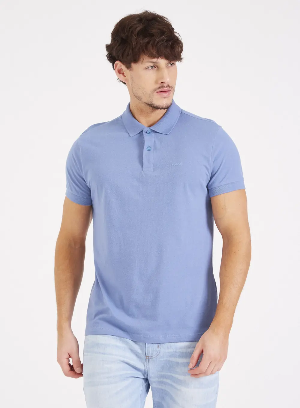 Camisa Polo Bordado Emblema Verde