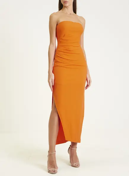 Vestido Drapeado Slim