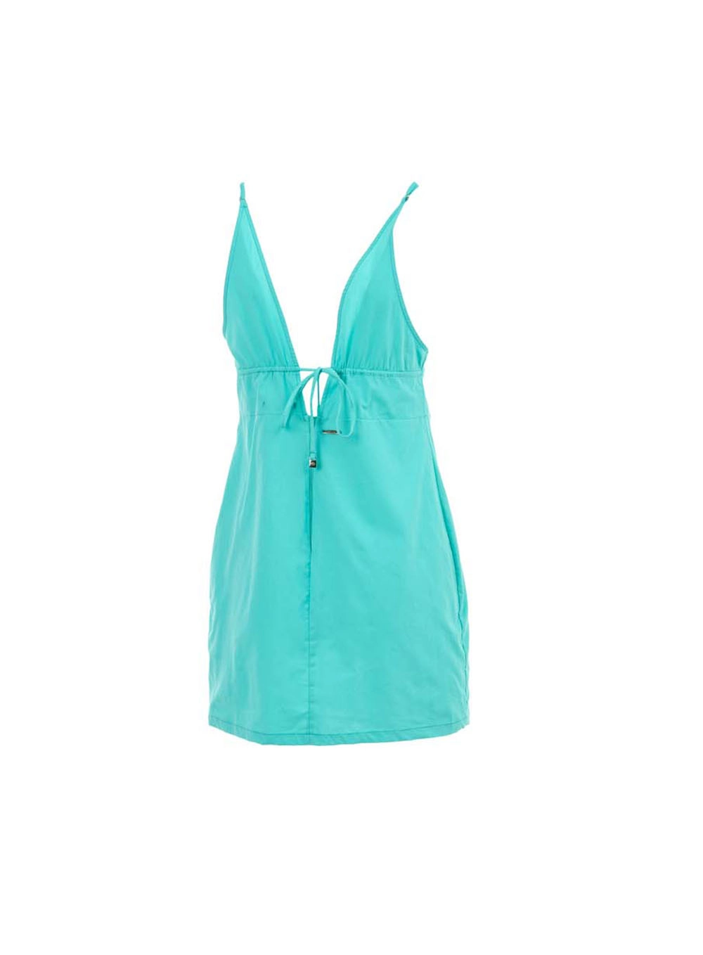 Vestido Alças Finas Com Amarração Astro Verde 2