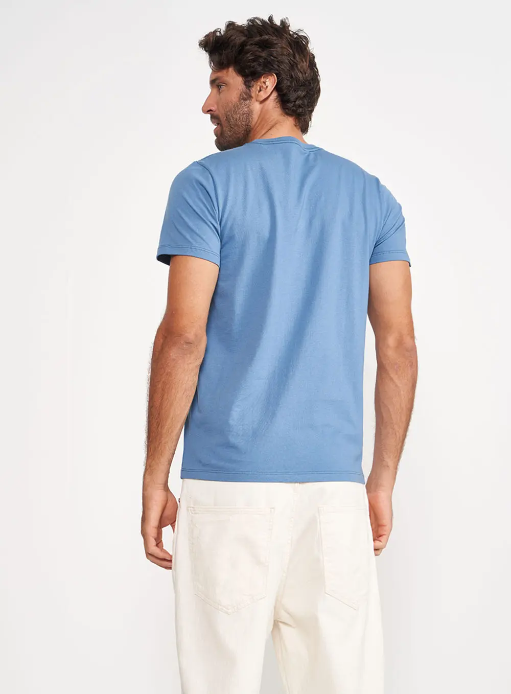 Camiseta Slim Protect The Oceon Azul Windy Blue