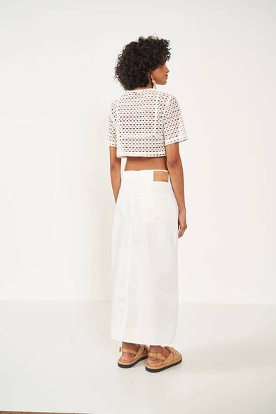 Saia Sarja Midi Jade Off Shell