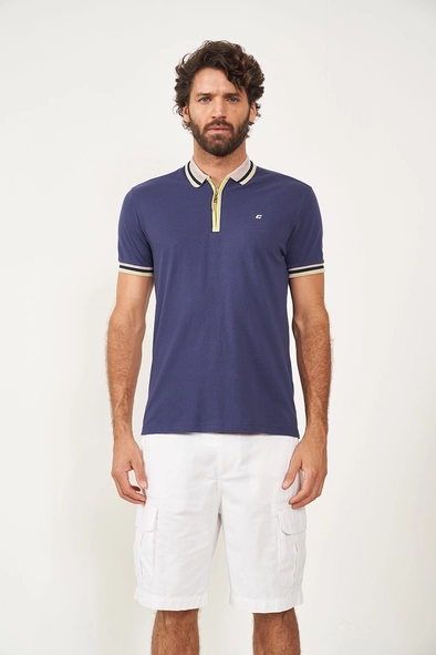 Polo Masculina Azul Darkness