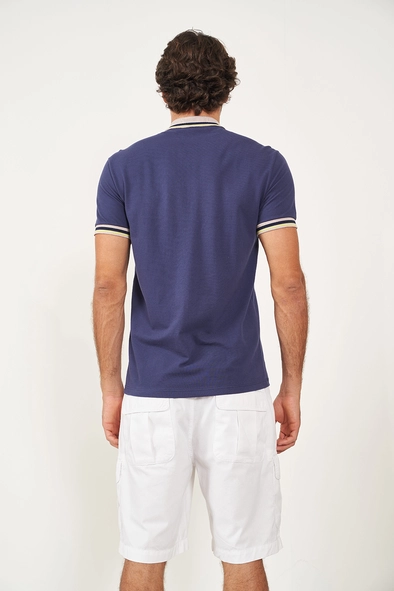 Polo Masculina Azul Darkness