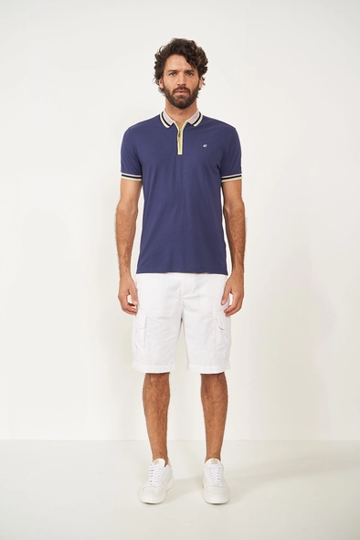 Polo Masculina Azul Darkness