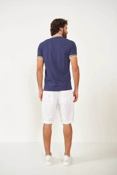 Polo Masculina Azul Darkness