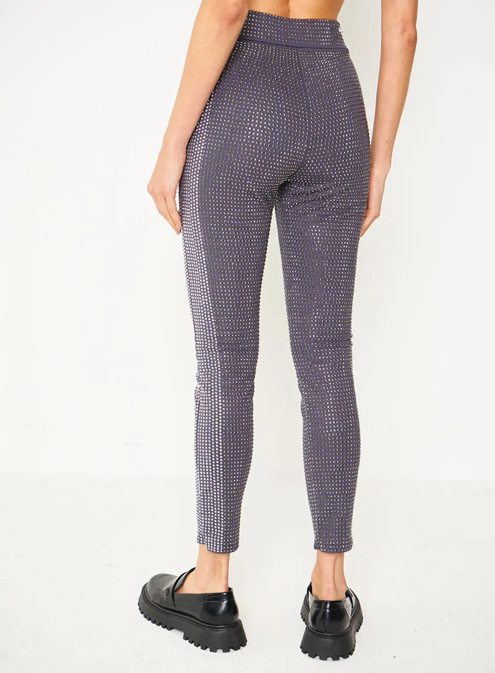 Calça Com Aplicação Slim CINZA