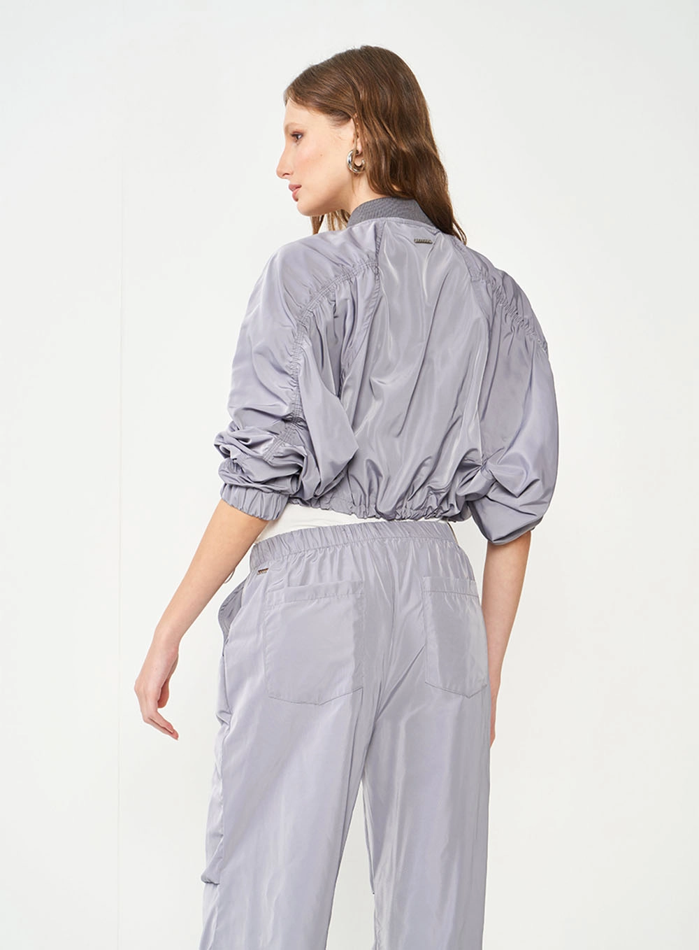 Jaqueta Bomber Comfy Cinza
