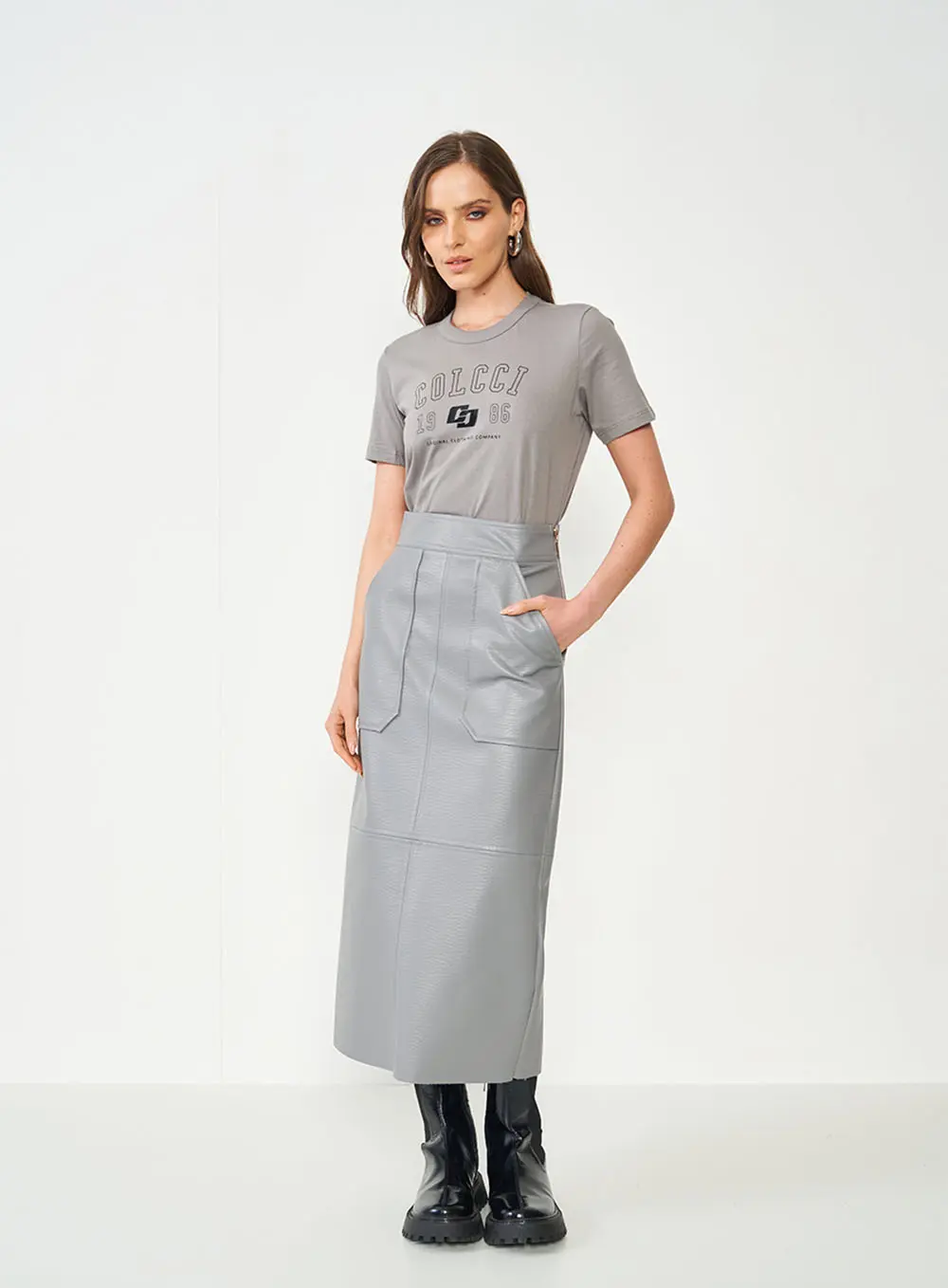 Camiseta Comfort Colcci Cinza
