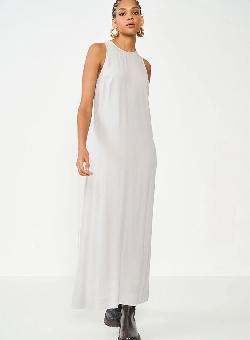 Vestido Comfy Com Fenda