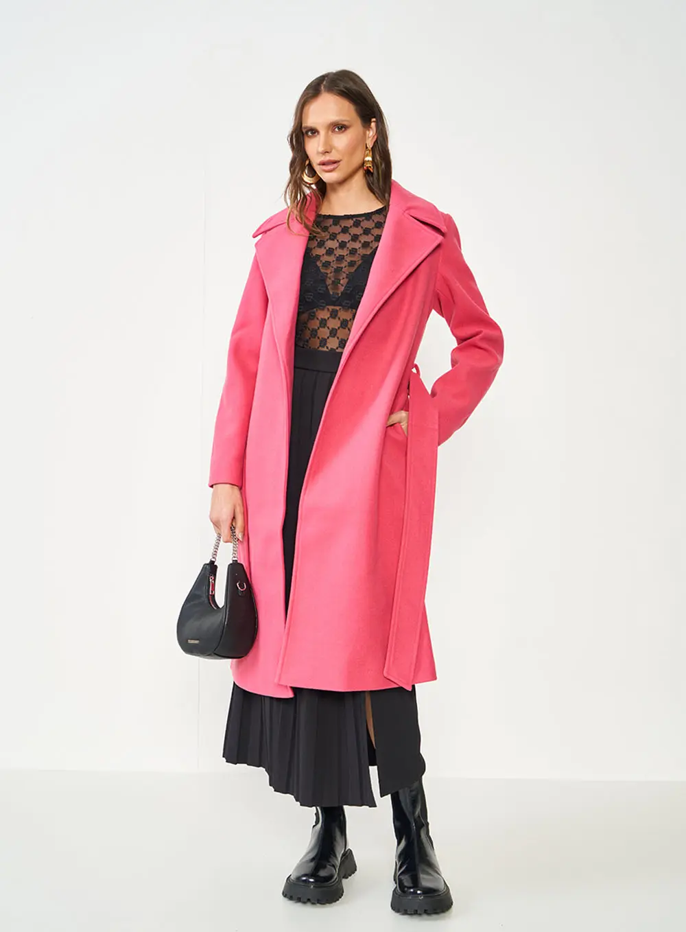 Casaco Comfort Com Faixa Rosa Hiller