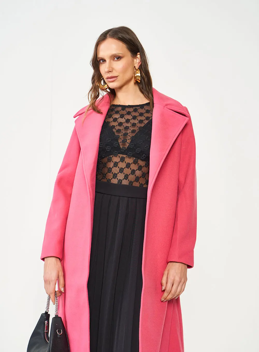 Casaco Comfort Com Faixa Rosa Hiller