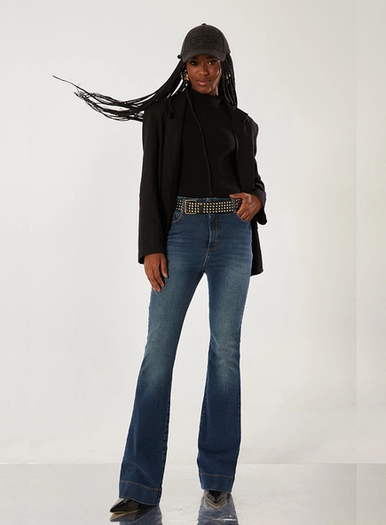 Calça Jeans Reta Duda
