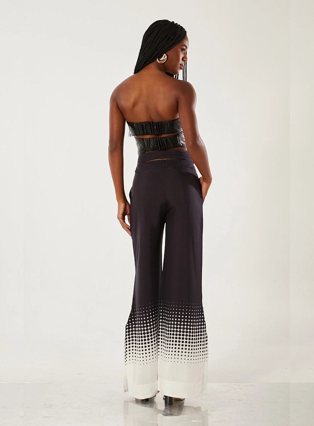 Calça Pantalona Cós Duplo Balls Estampado 2