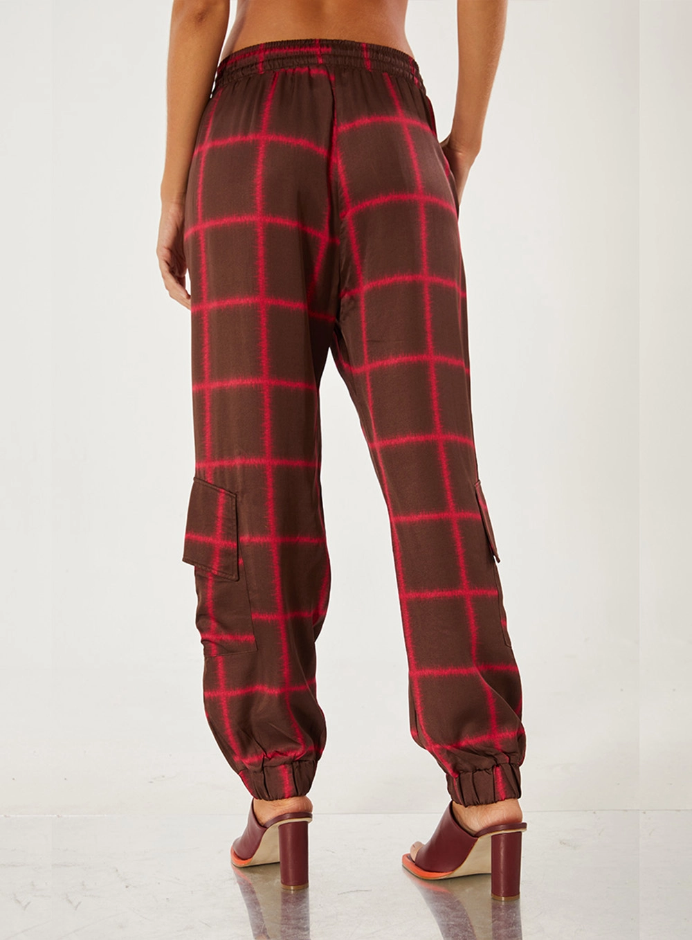 Calça Cargo Com Elástico Estampado 2