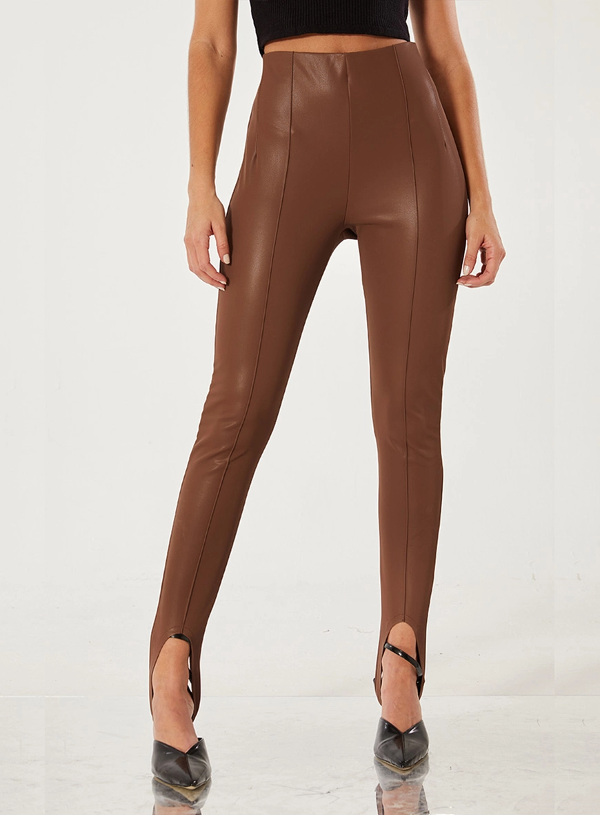 Calça Slim Fusô Marrom 3