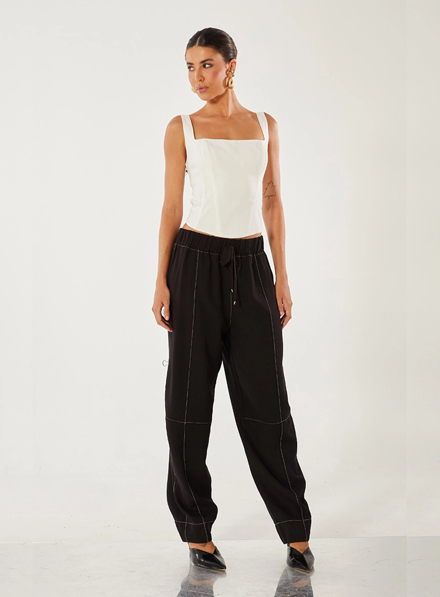 Blusa Decote Quadrado Linho Off Shell 4