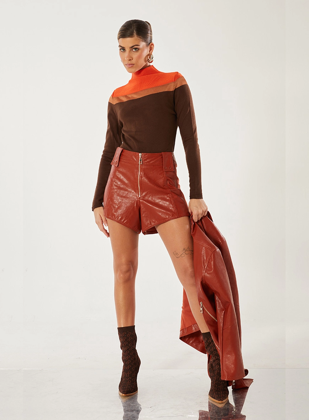 Blusa Confort Tricô Estampado 3