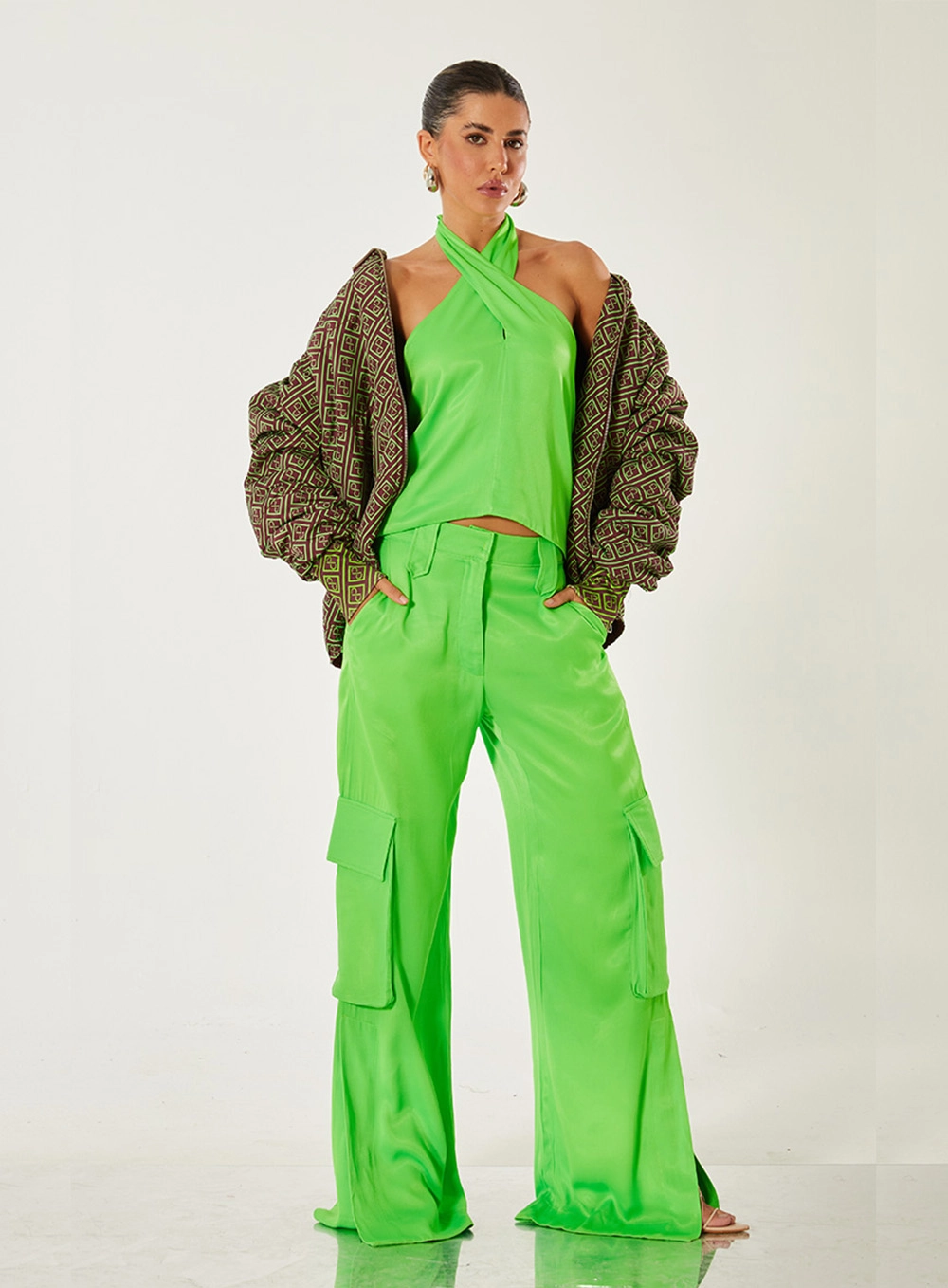 Blusa Transpasse Frente Única Verde 3