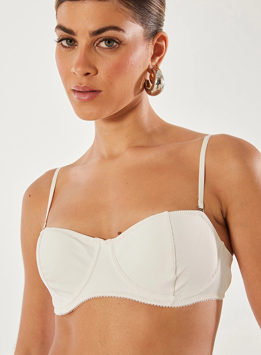Top Slim Estilo Sutiã Off Shell 1