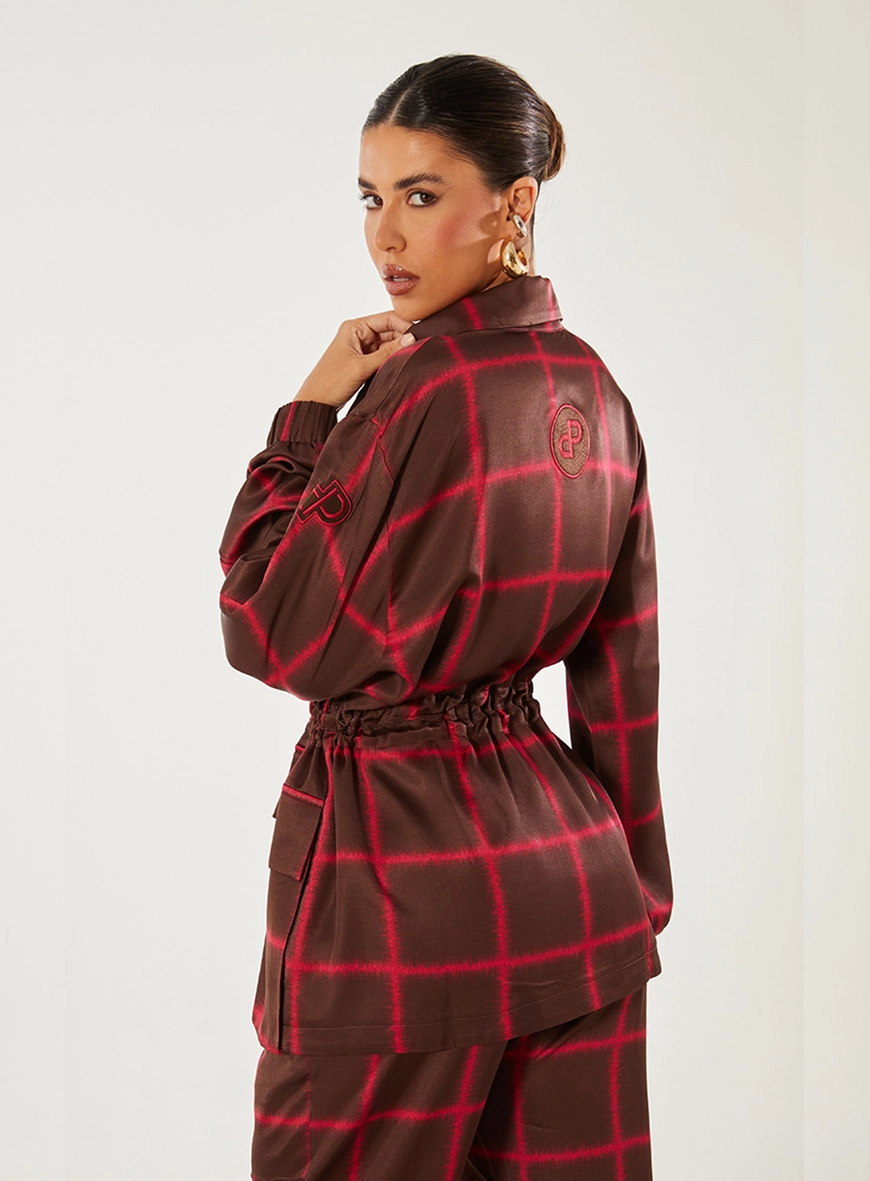 Casaco Estilo Parka Estampado 2